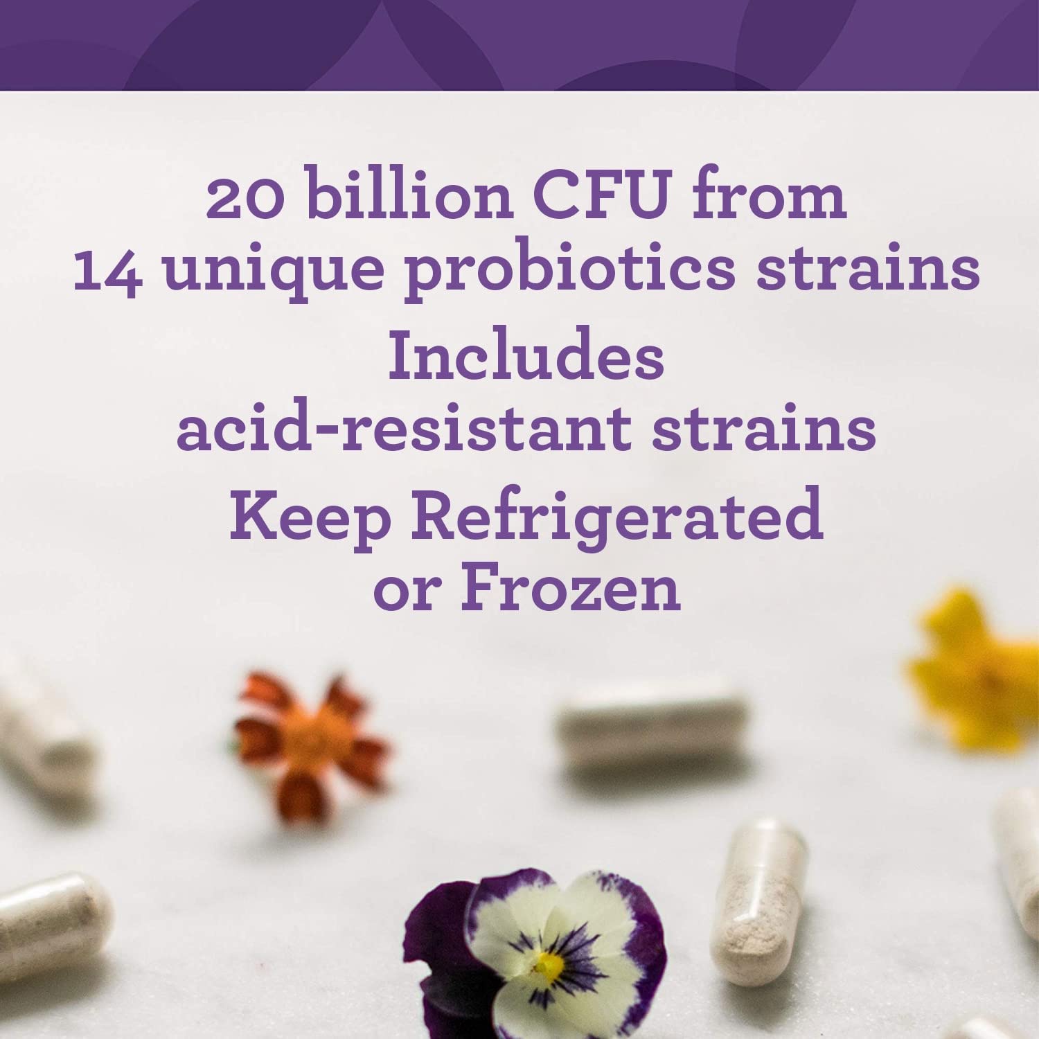 Innate Response Formulas Flora 20-14 Ultra Strength - Probiotic Supplement with 20 Billion CFU - 14 Probiotic Strains - Vegetarian and Non-GMO - Made Without 9 Food Allergens - 120 Caps​ules - Image 5