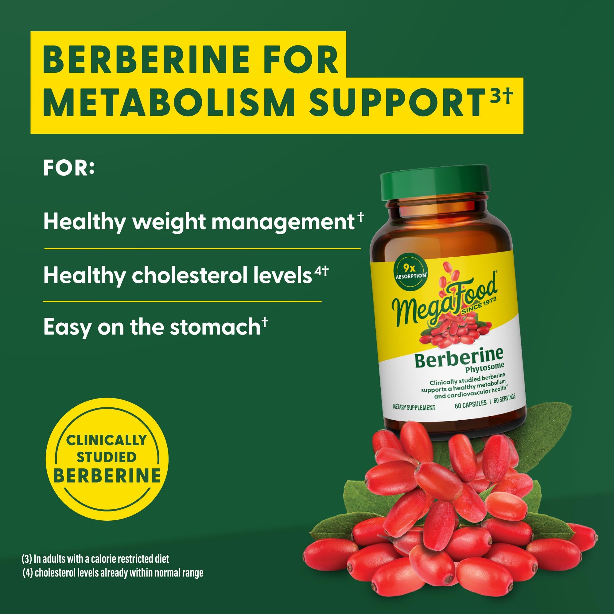 MegaFood Daily Vitamin D3 & Berberine Bundle Pack - Vitamin D3 5000 IU (60 Servings) with Berberine Phytosome (60 Servings) - Daily Dietary Supplement for Men & Women - Image 3