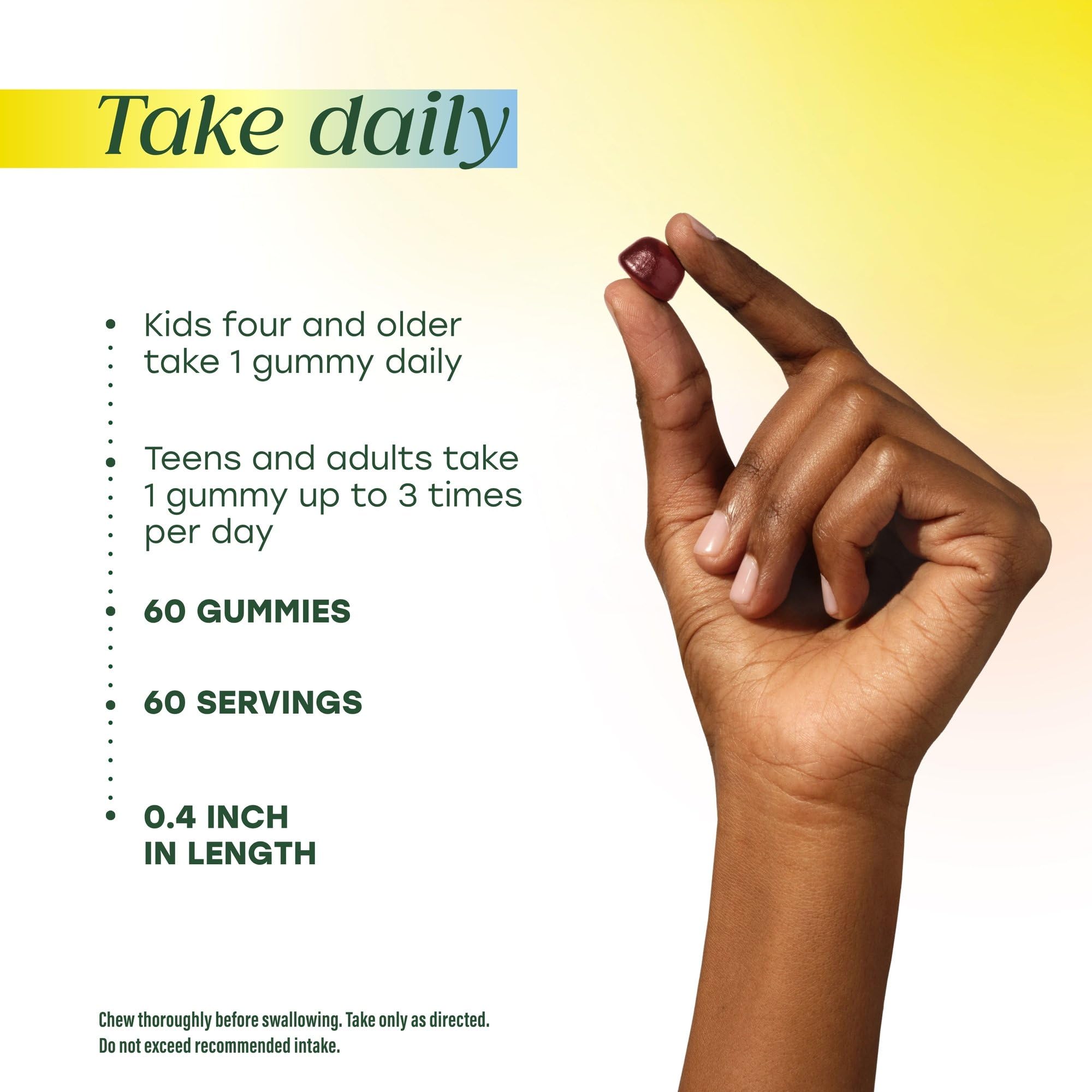 MegaFood Iron Energy Gummies, Iron Supplement for Women, Men, Teens & Kids with Vitamin B12 & B6, Vitamins, from The Makers of Blood Builder Supplement, Strawberry Flavor, 60 Count - Image 5