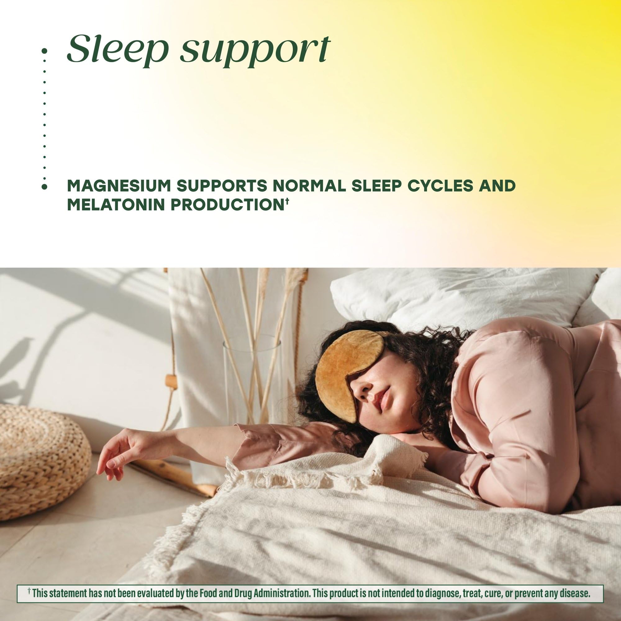 MegaFood Magtein Magnesium L-Threonate - Magnesium Supplement 2000mg Per Serving - Supports Short-Term Memory, Focus, Alertness & Normal Sleep Cycles - Vegan, Gluten Free - 90 Capsules, 30 Servings - Image 5