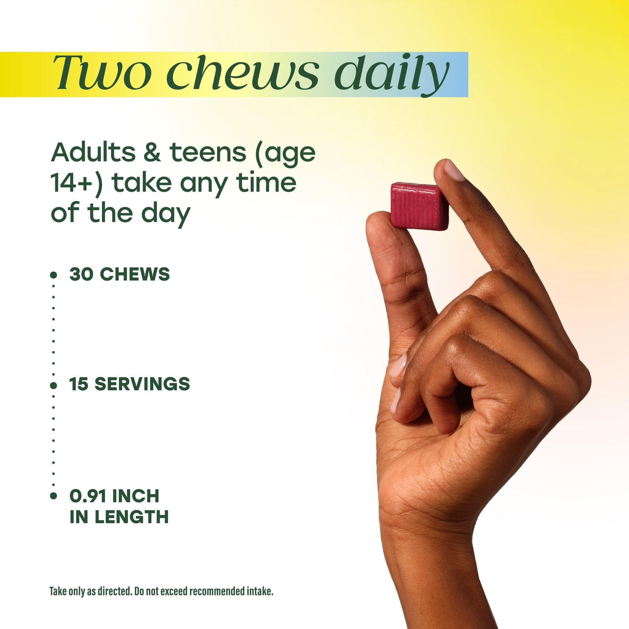 MegaFood Relax + Calm Magnesium Complex with Magnesium Citrate & Malate for Heart Health, Muscle Tension & More – Doctor Formulated - Vegetarian – Strawberry Flavor - 30 Soft Chews (2 Pack) - Image 5