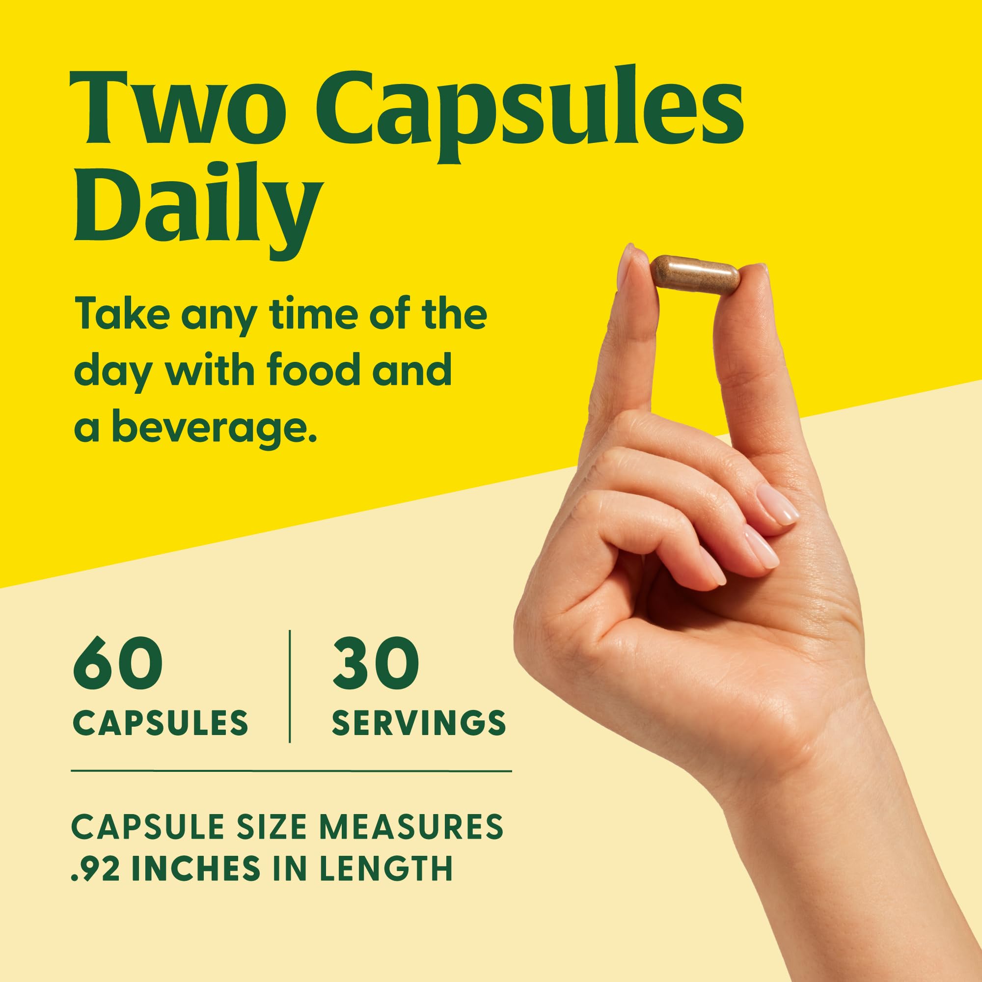 MegaFood Superfood Mushroom Immune Support - Maitake Mushroom Supplement with Elderberry & Holy Basil to Help Support a Healthy Immune System - Doctor Formulated, Vegan - 60 Capsules, 30 Servings - Image 5