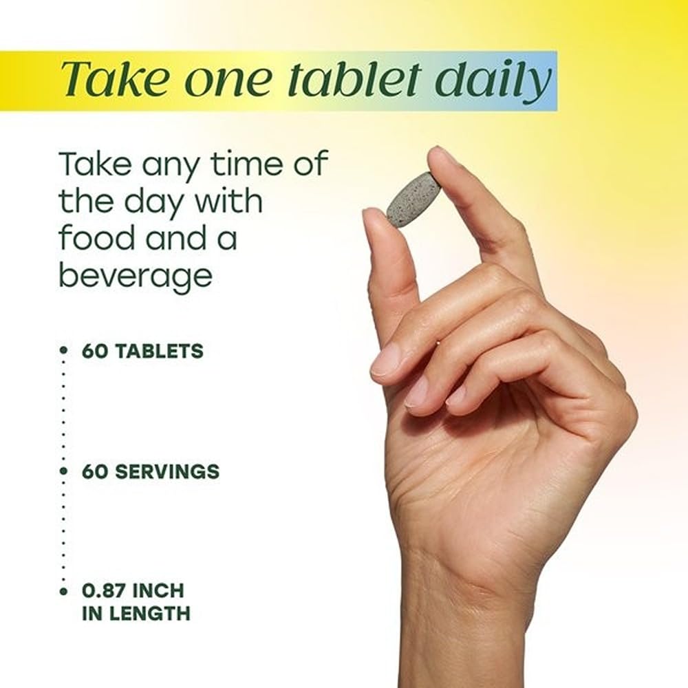 MegaFood Whole Body Methylated Multivitamin for Women - Womens Multivitamin with Magnesium Glycinate, Biotin & Methylcobalamin B12 Vitamins - Daily Energy & Immune Support - 60 Tablets, 60 Servings - Image 5