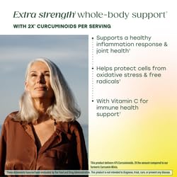 MegaFood Whole Body Turmeric Curcumin Supplement - Turmeric Supplement with Black Pepper & Vitamin C - 475 mg Curcuminoids Per Serving - Antioxidant & Immune Support - Vegan - 90 Tablets, 45 Servings - Image 3