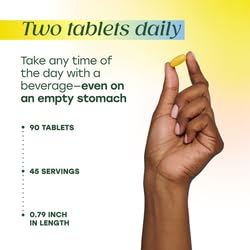 MegaFood Whole Body Turmeric Curcumin Supplement - Turmeric Supplement with Black Pepper & Vitamin C - 475 mg Curcuminoids Per Serving - Antioxidant & Immune Support - Vegan - 90 Tablets, 45 Servings - Image 5