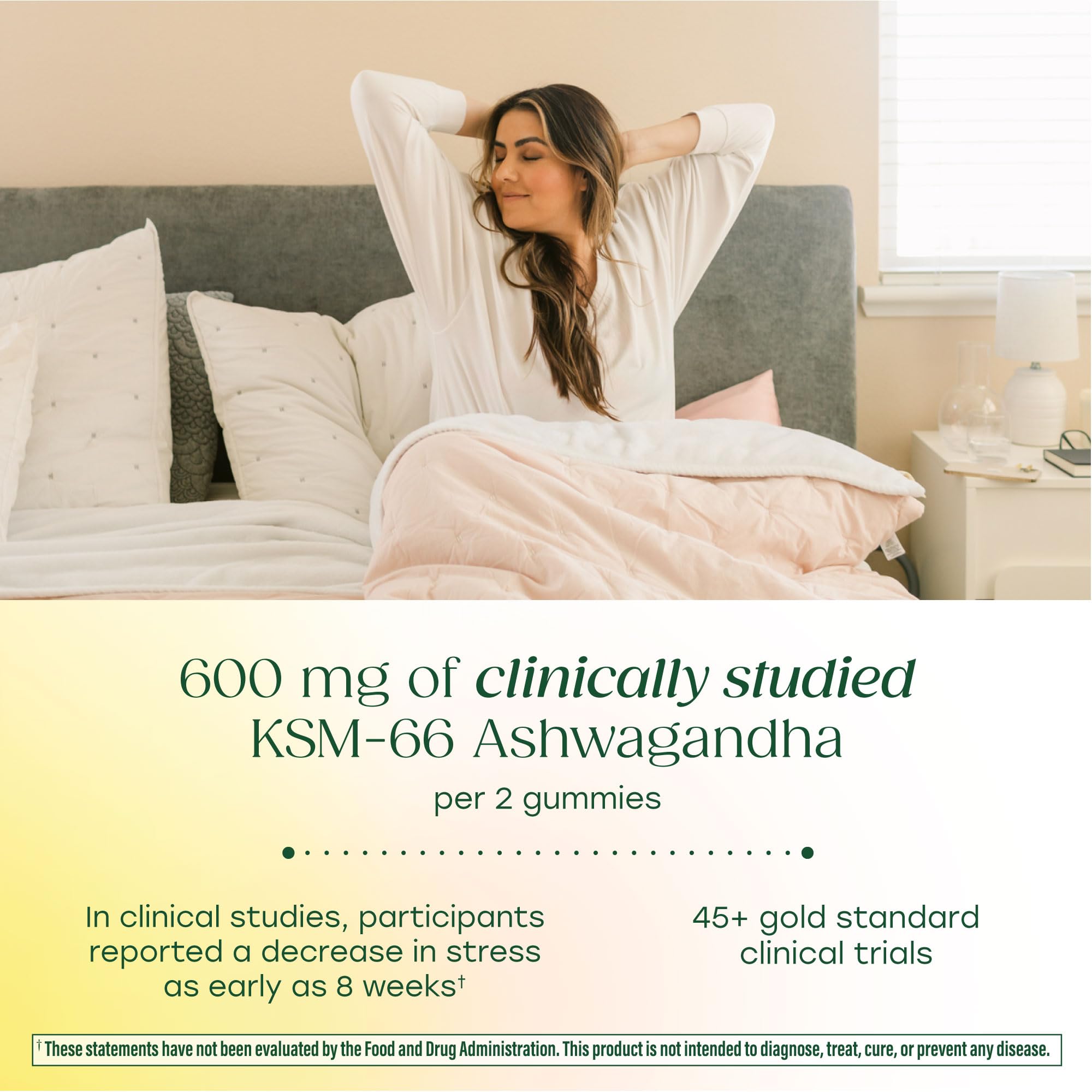 MegaFood Zero Sugar Ashwagandha Gummies - with Clinically Studied Ashwagandha KSM 66 - Cortisol Reducer & Stress Support - Mixed Berry Flavor, No Gelatin, Vegan - 60 Gummy Vitamins, 30 Servings - Image 4